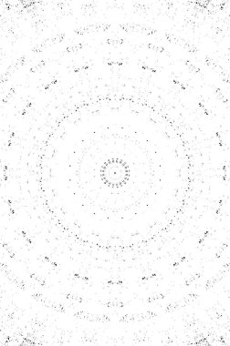Siyah ve beyaz süslemeli arka plan. Mandala deseni.
