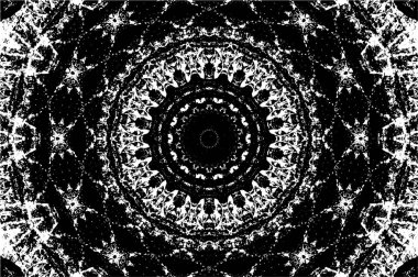 Kaleydoskopik desenli tek renkli süslemeli arkaplan