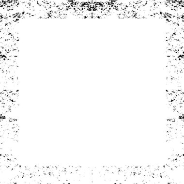 Soyut grunge çerçeve. Siyah ve beyaz arkaplan şablonu.