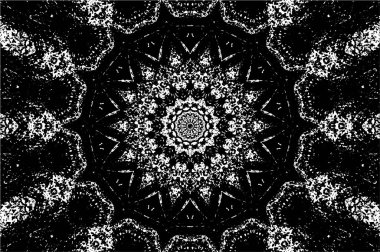 Kaleydoskopik desenli tek renkli süslemeli arkaplan