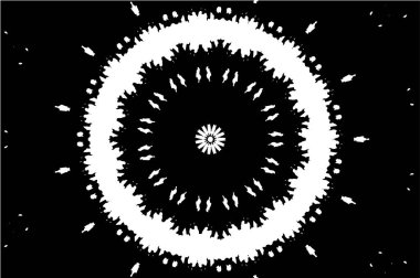 Süslü kaleydoskopik tek renkli arkaplan