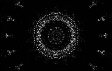 Soyut geometrik şekilli kusursuz siyah ve beyaz desenler