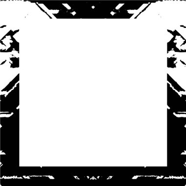 Beyaz kopyalama alanı olan Grunge kenar çerçevesi. 