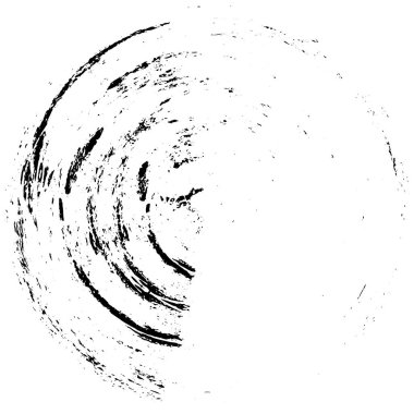 siyah ve beyaz soyut yuvarlak şekilli pul grunge arkaplanı