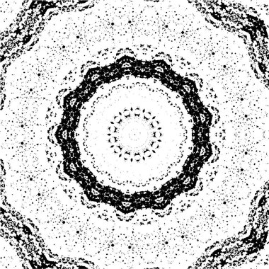 Tertemiz siyah beyaz mozaiğin vektör çizimi