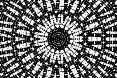 Kaleydoskopik desenli tek renkli süslemeli arkaplan