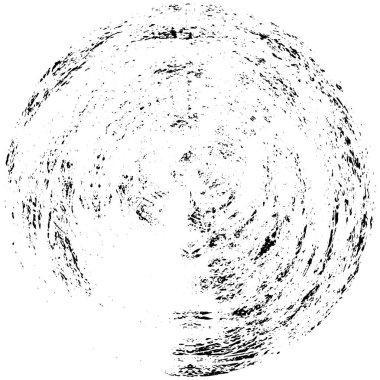 siyah ve beyaz soyut yuvarlak şekilli pul grunge arkaplanı