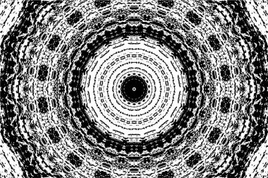 Soyut geometrik şekilli kusursuz siyah ve beyaz desenler