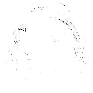 Mürekkep grunge daire çerçevesi, vektör illüstrasyonu