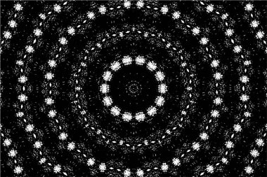 Kaleydoskopik desenli süslemeli tek renkli arkaplan