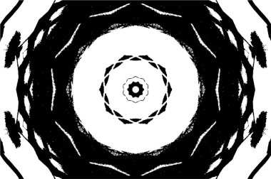 Kaleydoskopik desenli tek renkli süslemeli arkaplan