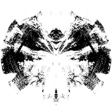 Fırça darbesi ve doku. Beyaz arkaplandaki Smear fırçası.