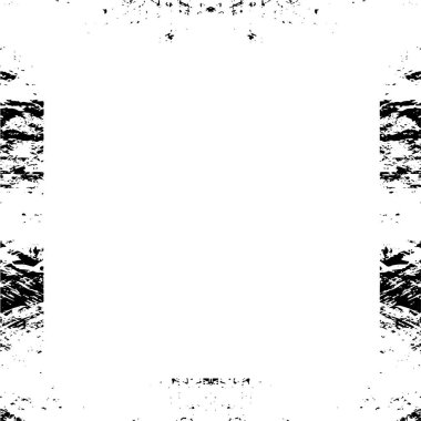 Soyut grunge çerçeve. Siyah ve beyaz arkaplan şablonu.