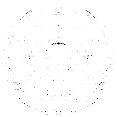 Fırça darbesi ve doku. Beyaz arkaplandaki Smear fırçası.
