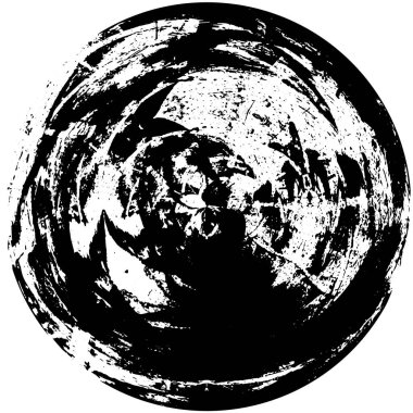 Fırça darbesi ve doku. Beyaz arkaplandaki Smear fırçası.