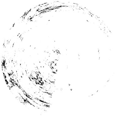 Siyah ve beyaz grunge sıkıntılı bir arka plan. Yuvarlak boyalı pankart.