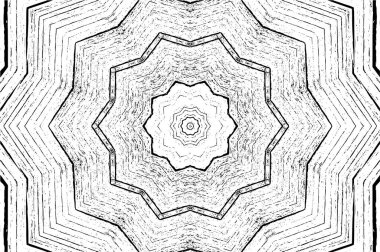 Kaleydoskopik desenli tek renkli süslemeli arkaplan