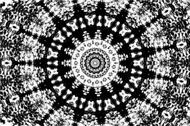 Süslü kaleydoskopik tek renkli arkaplan