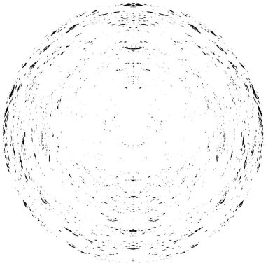 siyah ve beyaz grunge yuvarlak desen