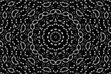 Kaleydoskopik desenli tek renkli süslemeli arkaplan