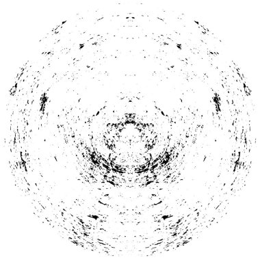 siyah ve beyaz grunge yuvarlak desen