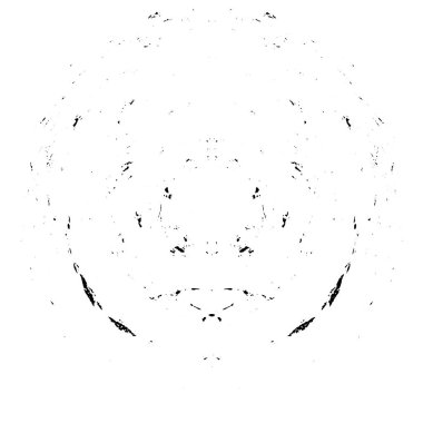 siyah ve beyaz grunge yuvarlak desen