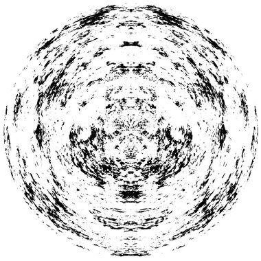 siyah ve beyaz grunge yuvarlak desen