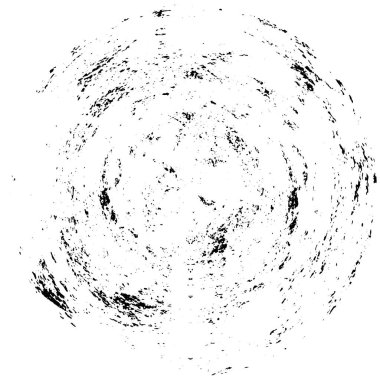 siyah ve beyaz grunge yuvarlak desen