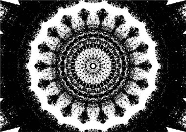 Soyut geometrik şekilli kusursuz siyah ve beyaz desenler