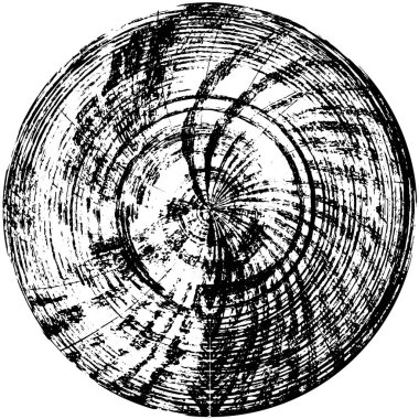 siyah ve beyaz grunge yuvarlak desen