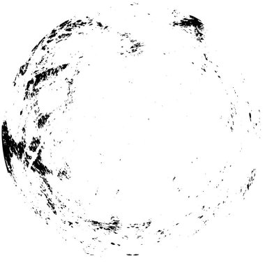 siyah ve beyaz grunge yuvarlak desen