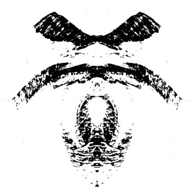 monokrom soyut grunge yuvarlak desen