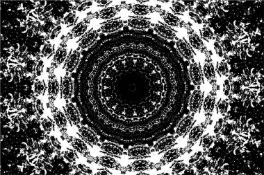 Süslü kaleydoskopik tek renkli arkaplan