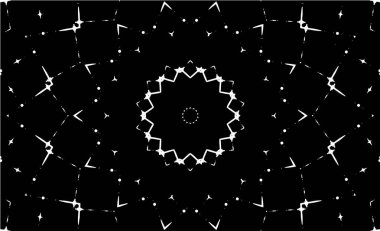 Kaleydoskopik desenli tek renkli süslemeli arkaplan