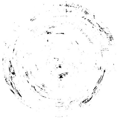 monokrom soyut grunge yuvarlak desen