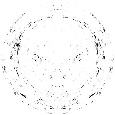 monokrom soyut grunge yuvarlak desen