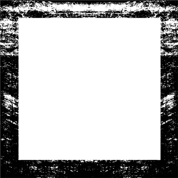 Abstraktní Grunge Rám Černá Bílá Šablona Pozadí — Stockový vektor