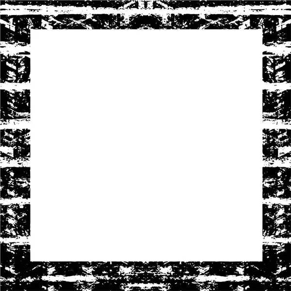 抽象的なグラウンジフレーム 黒と白の背景テンプレート — ストックベクタ