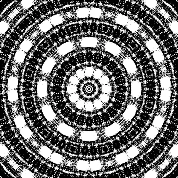 Tertemiz siyah beyaz mozaiğin vektör çizimi