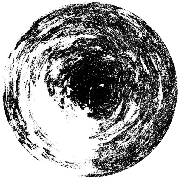 Чёрно Белый Абстрактный Круглый Фон — стоковый вектор