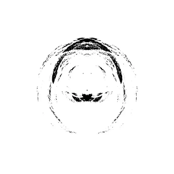 黑白相间的圆形花纹 — 图库矢量图片