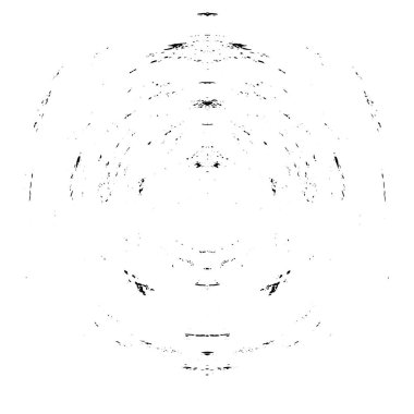 monokrom soyut grunge yuvarlak desen