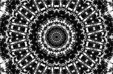 Kaleydoskopik desenli tek renkli süslemeli arkaplan