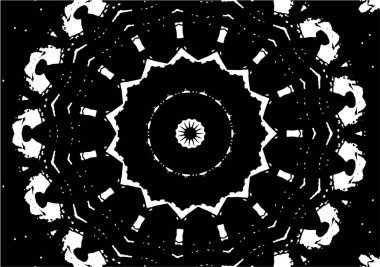 Süslü kaleydoskopik tek renkli arkaplan