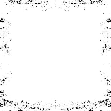 Soyut grunge çerçeve. Siyah ve beyaz arkaplan şablonu.