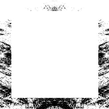 Soyut grunge çerçeve. Siyah ve beyaz arkaplan şablonu.