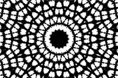 Kaleydoskopik desenli tek renkli süslemeli arkaplan