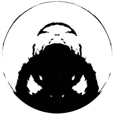 monokrom soyut grunge yaratıcı desen