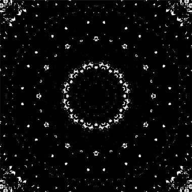 Kaleydoskopik desenli süslemeli tek renkli arkaplan