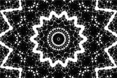 Geometrik şekillerden yaratılan mozaik soyut doku